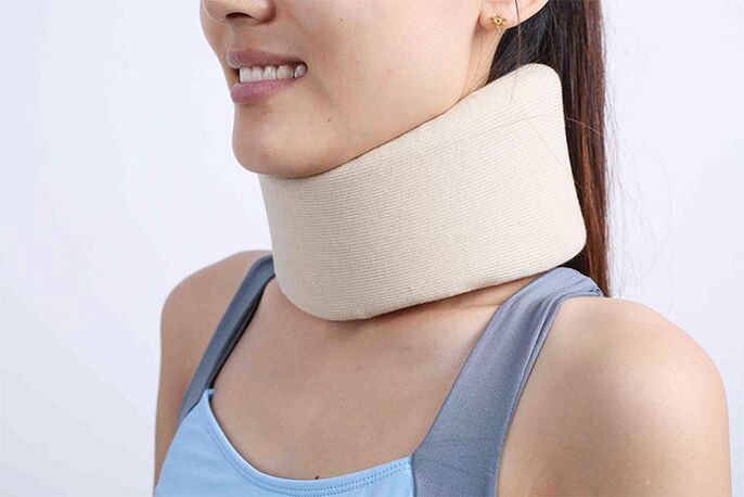 cervical collar for osteochondrosis